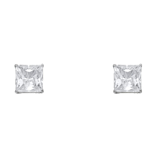 Solitaire Stud Earrings - 14K GOLD - ST122