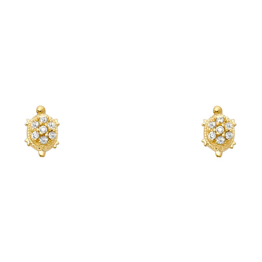 Assorted Stud Earrings with Screw Back - 14K GOLD - ST269