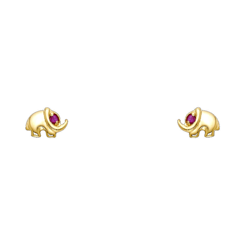 Assorted Stud Earrings with Screw Back - 14K GOLD - ST277