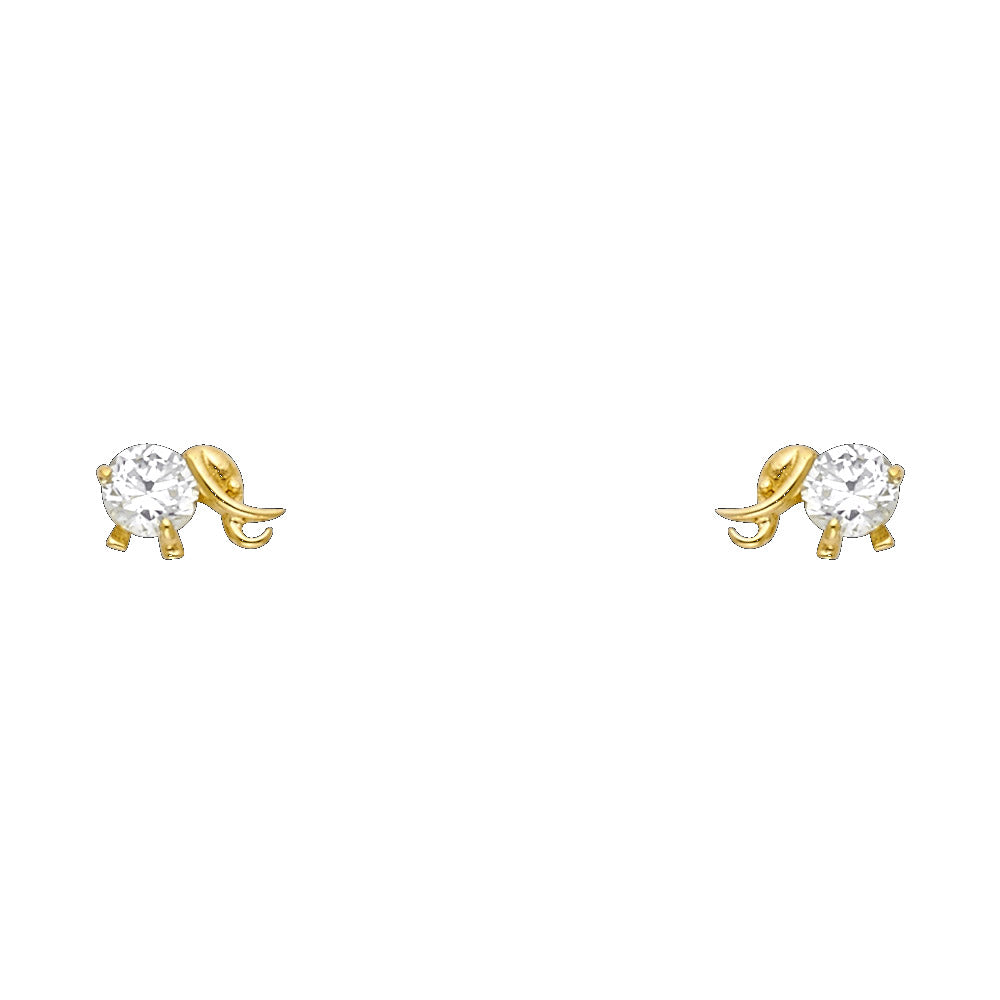 Assorted Stud Earrings with Screw Back - 14K GOLD - ST280