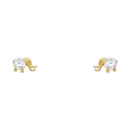 Assorted Stud Earrings with Screw Back - 14K GOLD - ST280