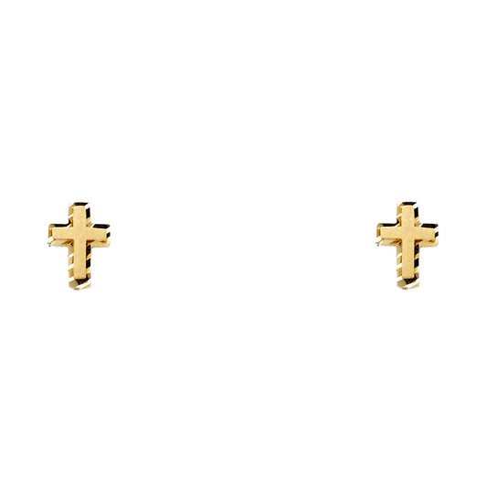 Assorted Stud Earrings with Screw Back - 14K GOLD - ST345