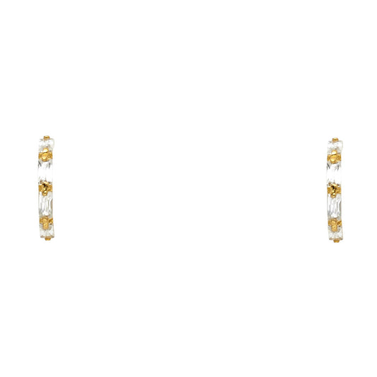 Assorted Stud Earrings with Screw Back - 14K GOLD - ST361