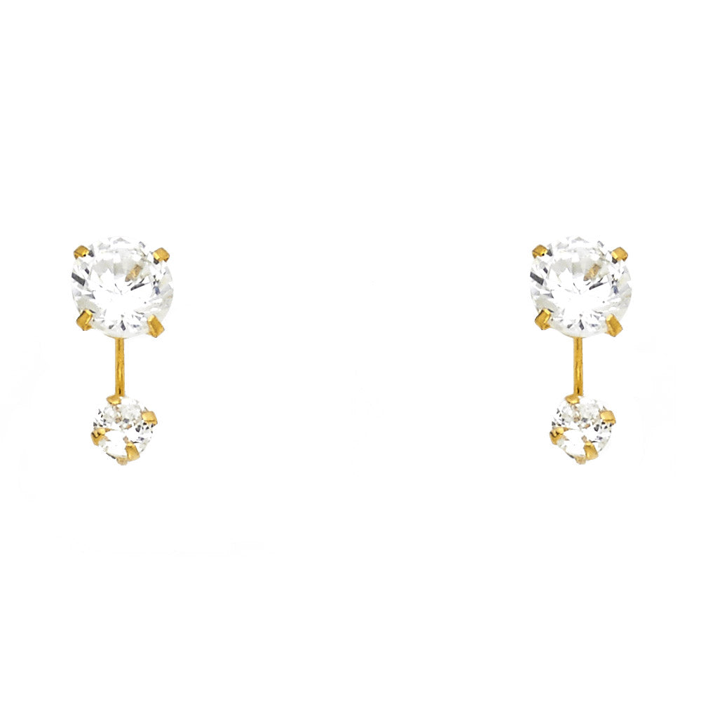 Assorted Stud Earrings - 14K GOLD - ST378