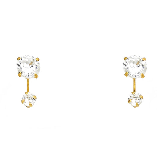 Assorted Stud Earrings - 14K GOLD - ST378