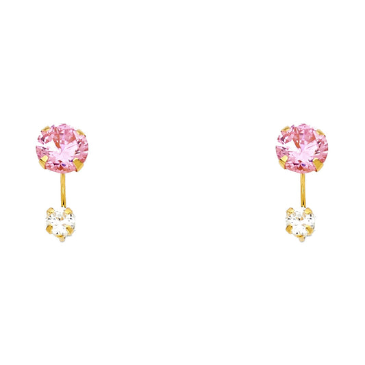 Assorted Stud Earrings - 14K GOLD - ST379