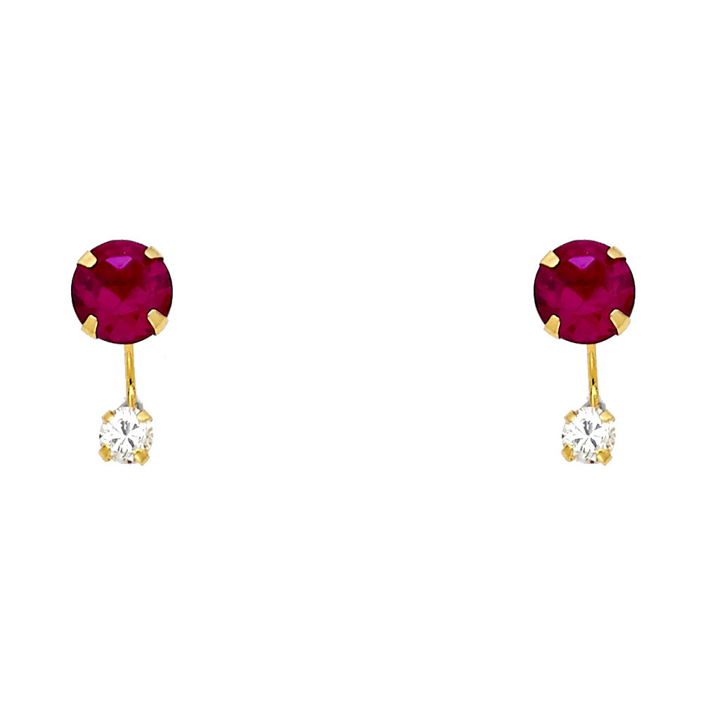 Assorted Stud Earrings - 14K GOLD - ST380