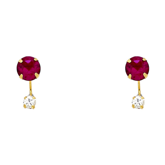 Assorted Stud Earrings - 14K GOLD - ST380