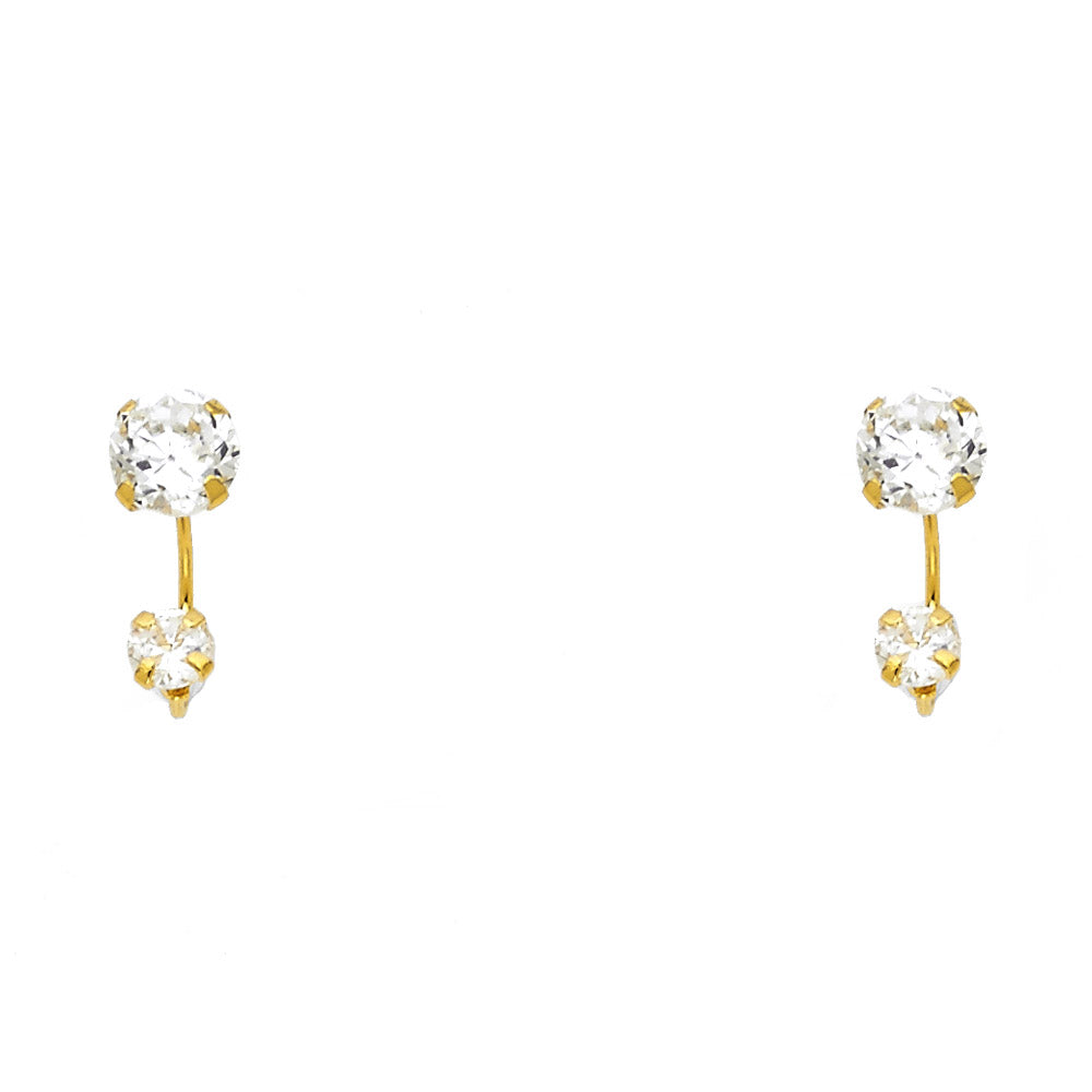 Assorted Stud Earrings - 14K GOLD - ST381