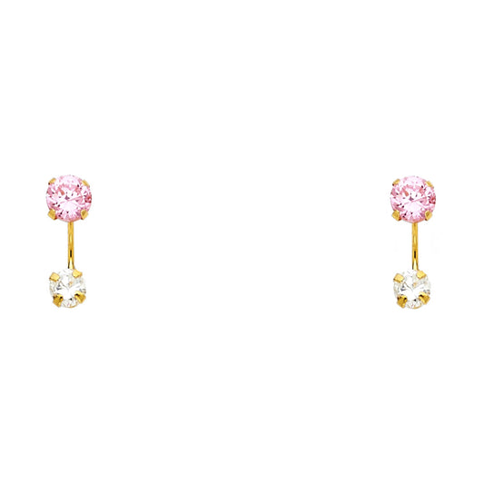 Assorted Stud Earrings - 14K GOLD - ST385