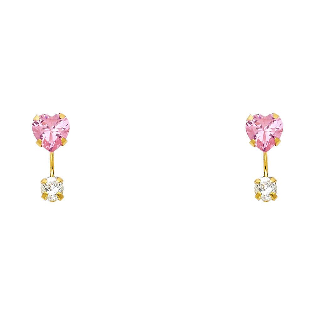 Assorted Stud Earrings - 14K GOLD - ST387