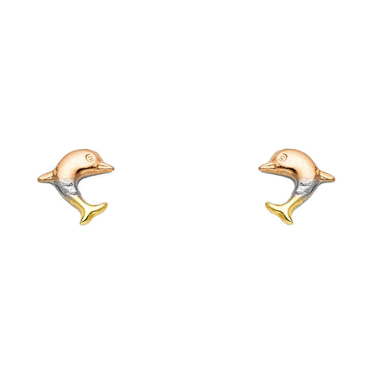 Assorted Stud Earrings - 14K GOLD - ST424