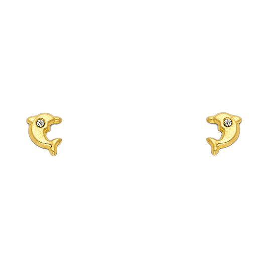 Assorted Stud Earrings - 14K GOLD - ST435