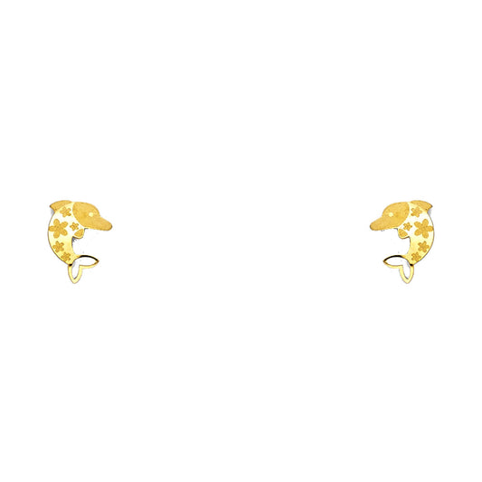 Assorted Stud Earrings - 14K GOLD - ST438