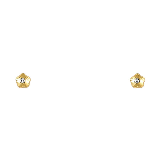 Assorted Stud Earrings with Screw Back - 14K GOLD - ST446