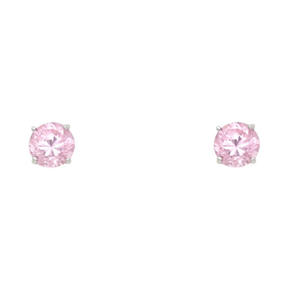 Solitaire Birth Stone Stud Earrings - 14K GOLD - ST525