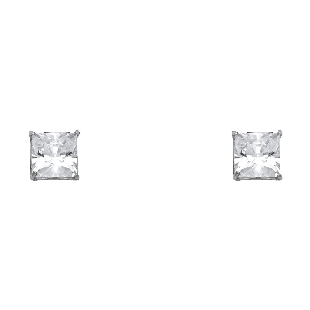 Solitaire Stud Earrings - 14K GOLD - ST534