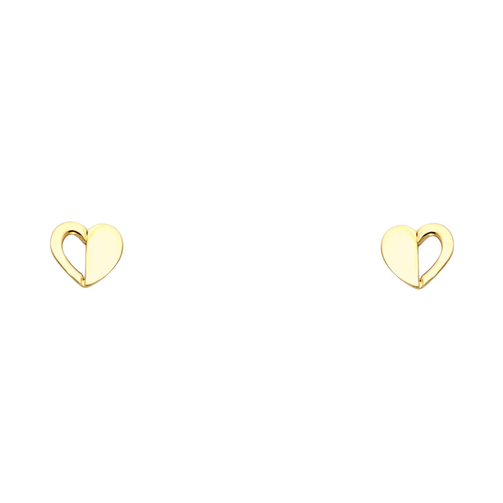 Assorted Stud Earrings with Screw Back - 14K GOLD - ST535