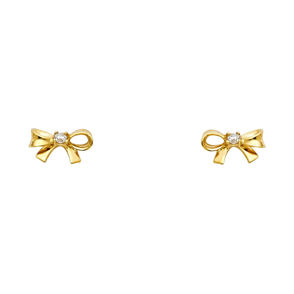 Assorted Stud Earrings with Screw Back - 14K GOLD - ST545