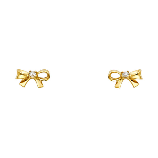 Assorted Stud Earrings with Screw Back - 14K GOLD - ST545