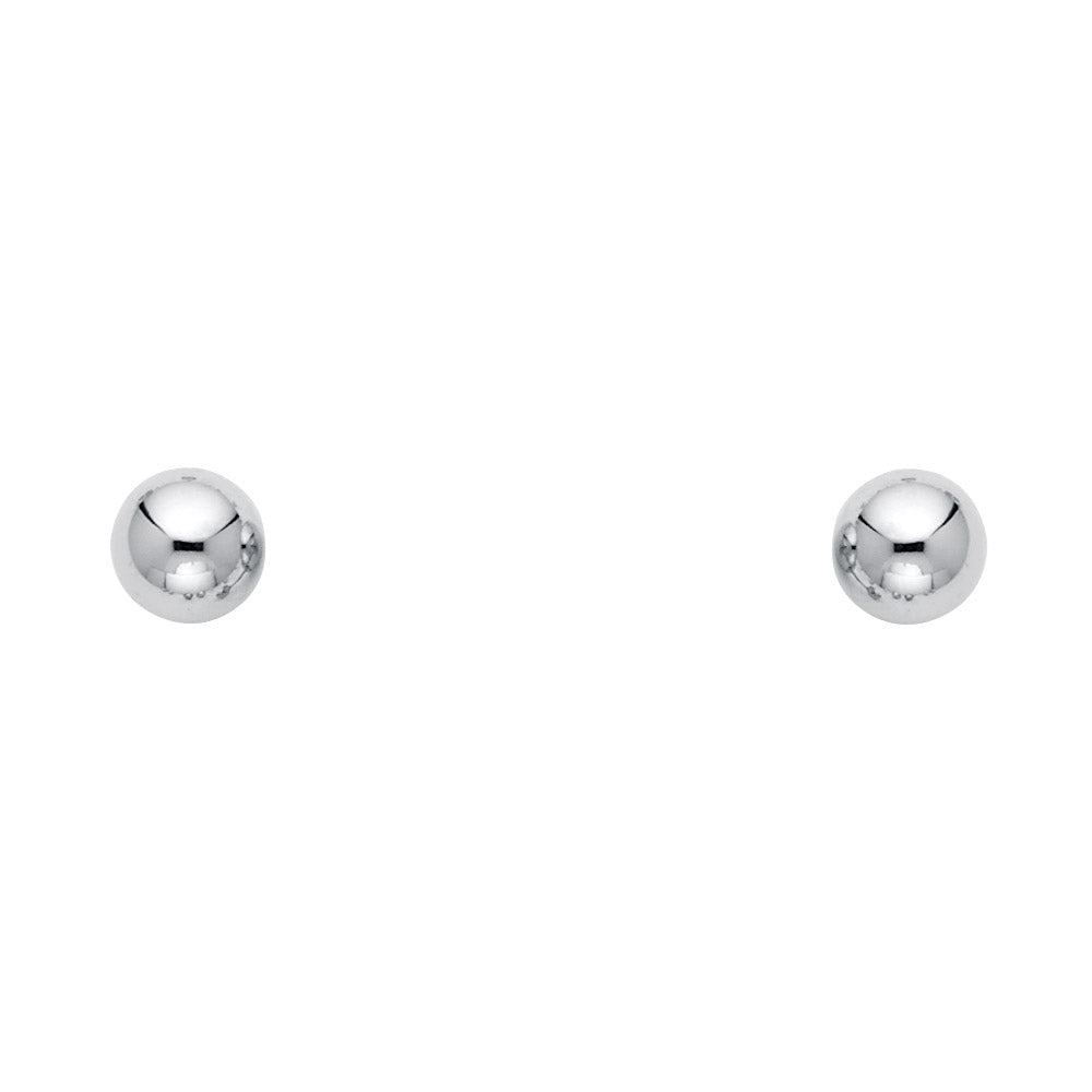 Solitaire Stud Earrings - 14K GOLD - ST571