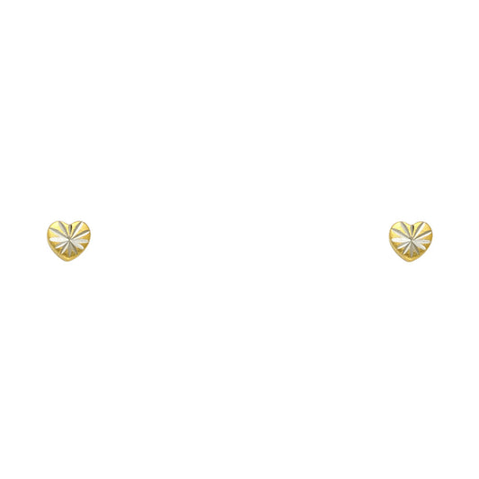 Assorted Stud Earrings with Screw Back - 14K GOLD - ST586