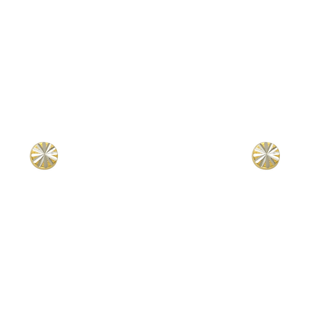 Assorted Stud Earrings with Screw Back - 14K GOLD - ST587