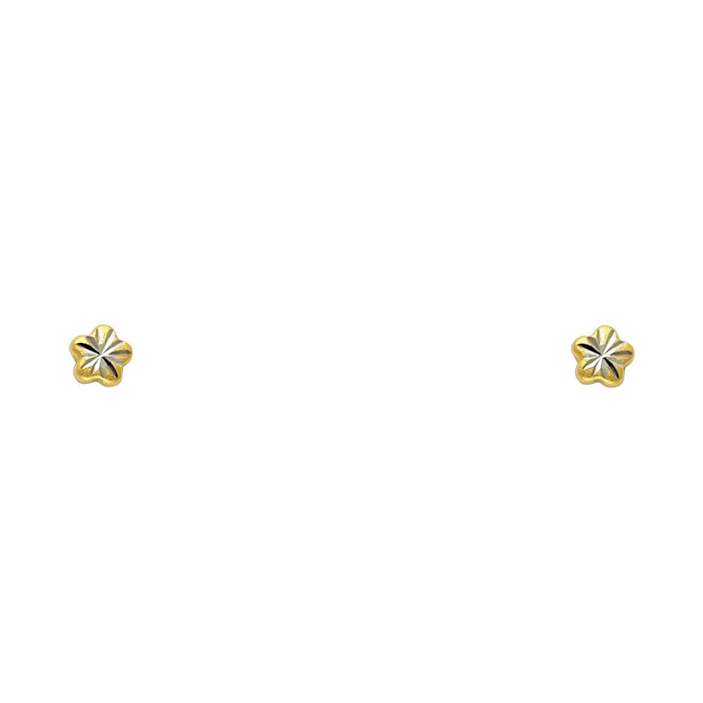 Assorted Stud Earrings with Screw Back - 14K GOLD - ST588