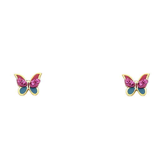 Assorted Stud Earrings - 14K GOLD - ST589