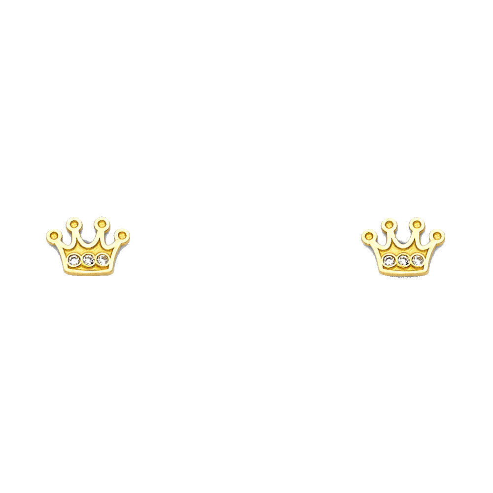 Assorted Stud Earrings - 14K GOLD - ST592