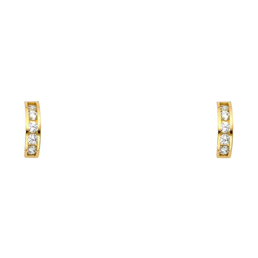 Assorted Stud Earrings with Screw Back - 14K GOLD - ST610