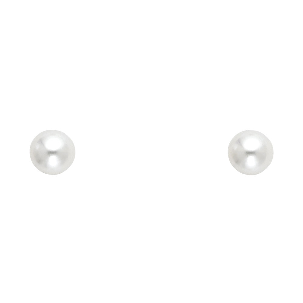 Assorted Stud Earrings with Screw Back - 14K GOLD - ST612