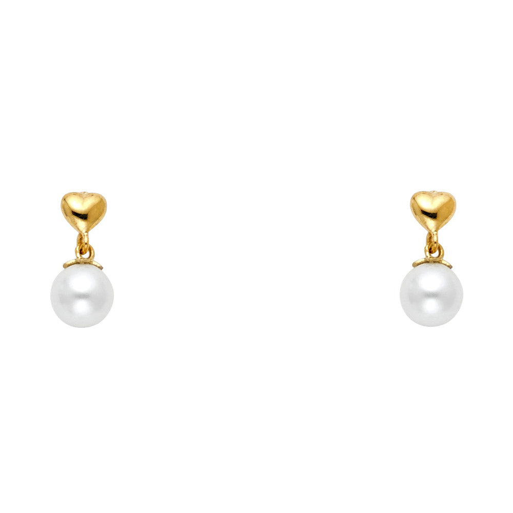 Assorted Stud Earrings with Screw Back - 14K GOLD - ST616