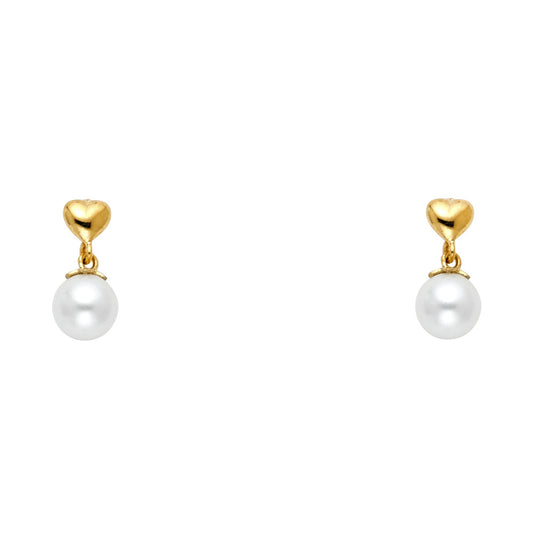 Assorted Stud Earrings with Screw Back - 14K GOLD - ST616