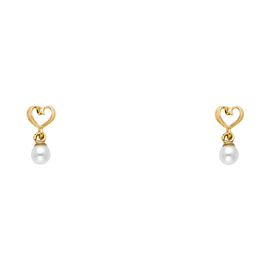 Assorted Stud Earrings with Screw Back - 14K GOLD - ST617