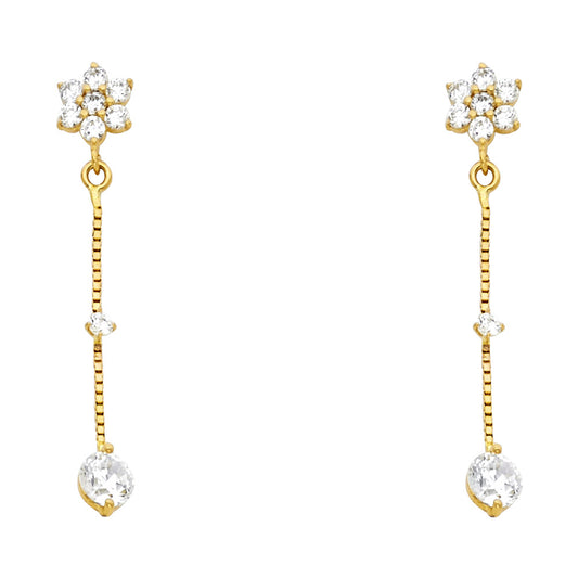 Assorted Stud Earrings with Screw Back - 14K GOLD - ST627