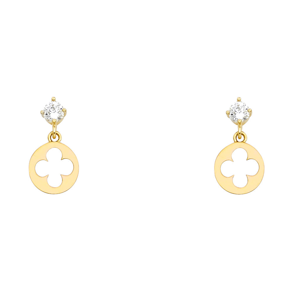 Assorted Stud Earrings with Screw Back - 14K GOLD - ST633