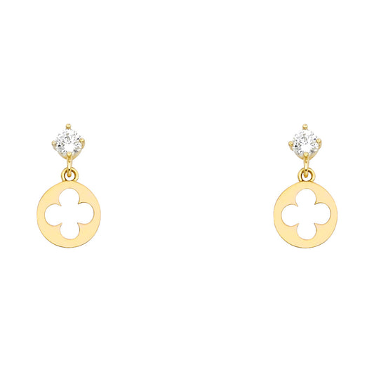 Assorted Stud Earrings with Screw Back - 14K GOLD - ST633