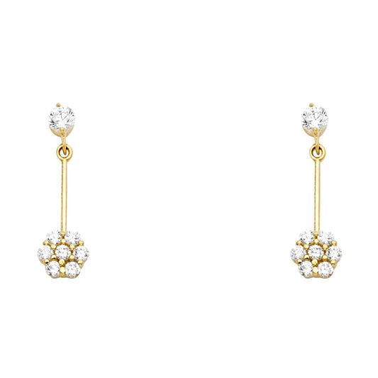 Assorted Stud Earrings with Screw Back - 14K GOLD - ST638