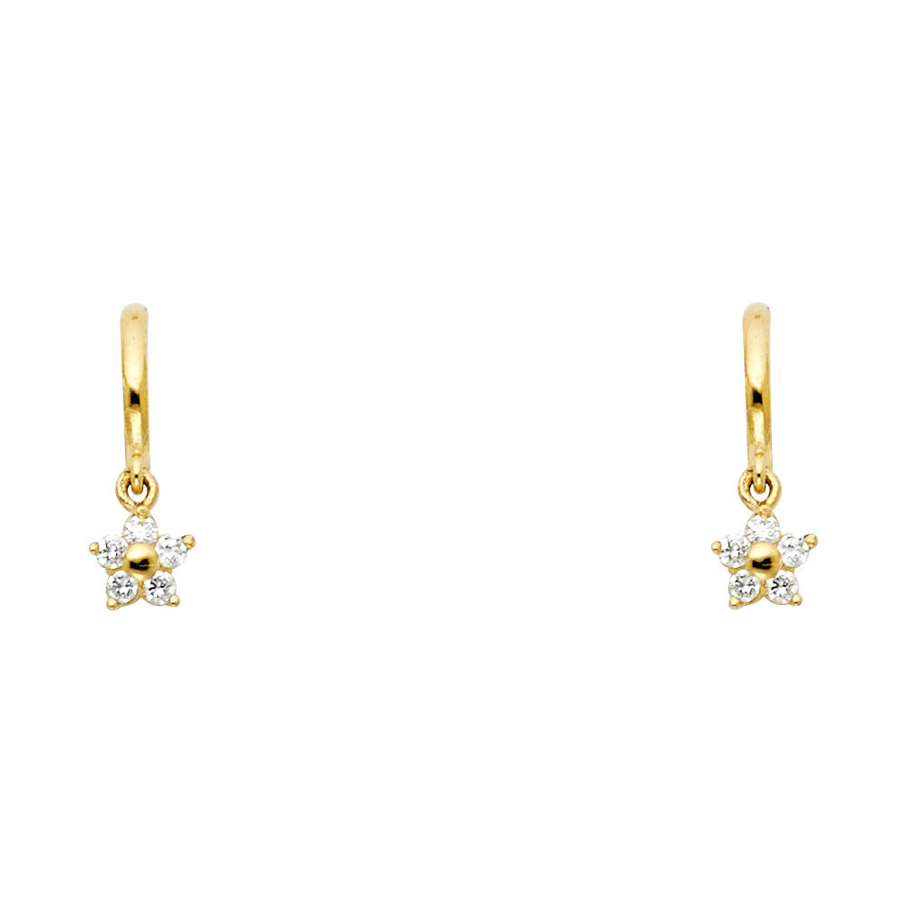 Assorted Stud Earrings with Screw Back - 14K GOLD - ST639