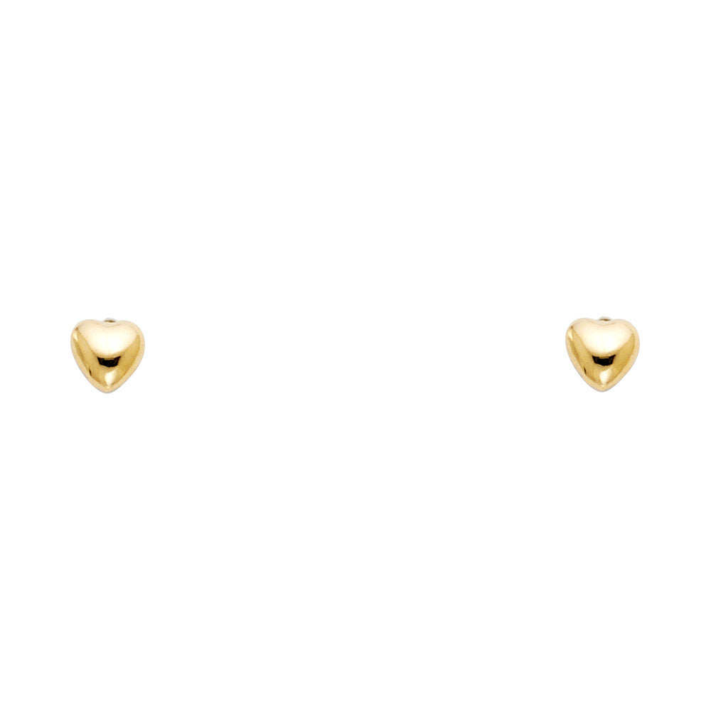 Assorted Stud Earrings with Screw Back - 14K GOLD - ST678