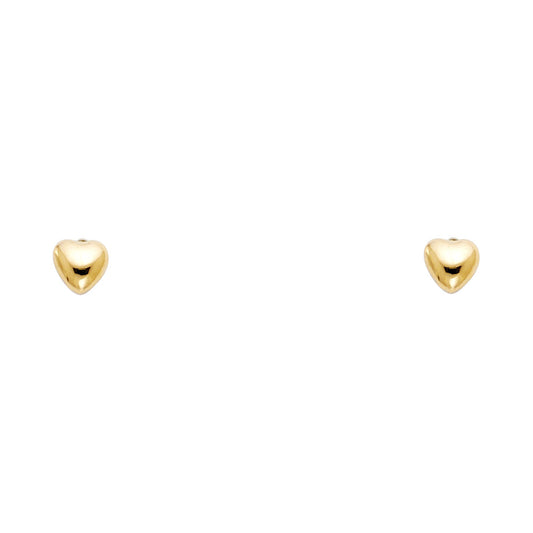 Assorted Stud Earrings with Screw Back - 14K GOLD - ST678