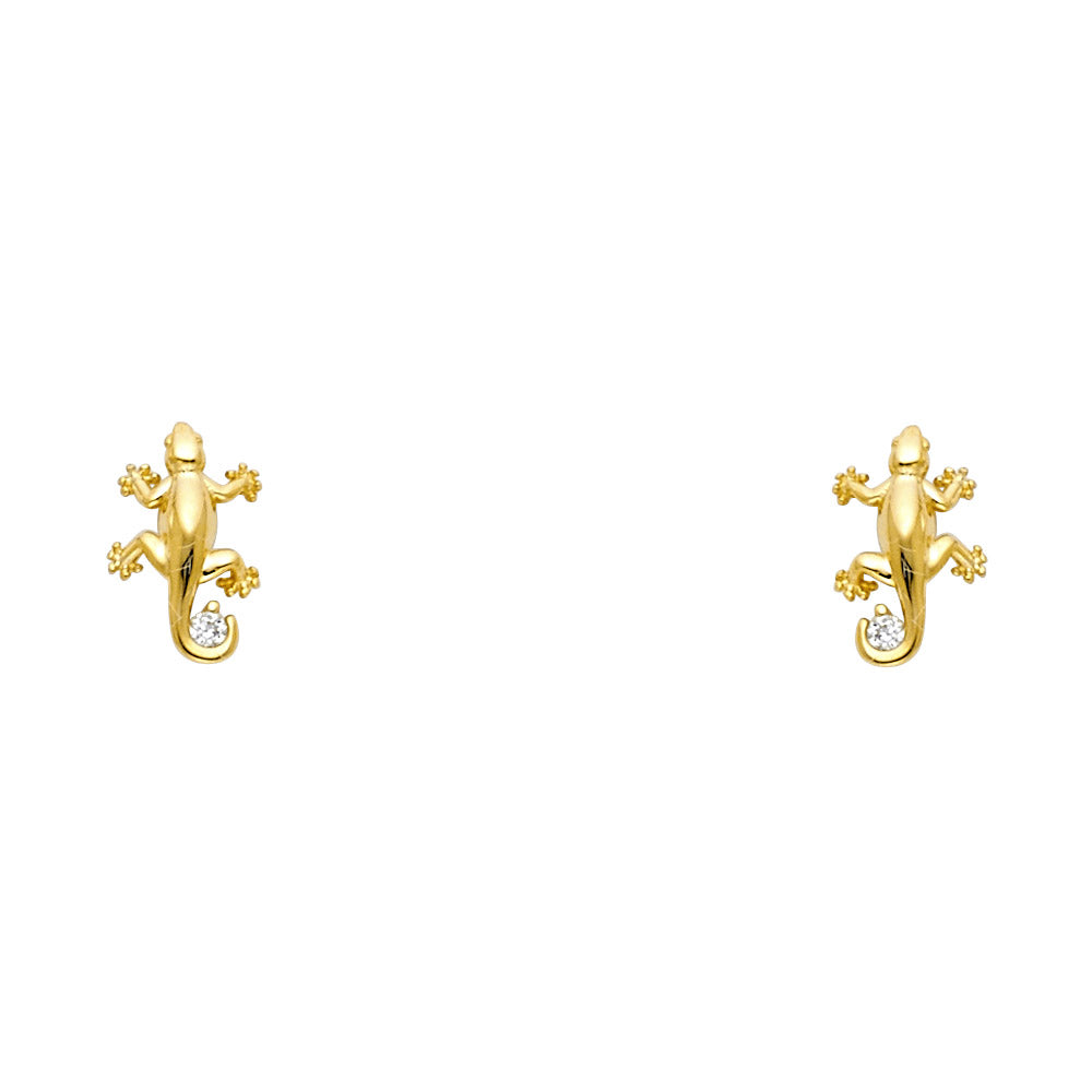 Assorted Stud Earrings with Screw Back - 14K GOLD - ST698