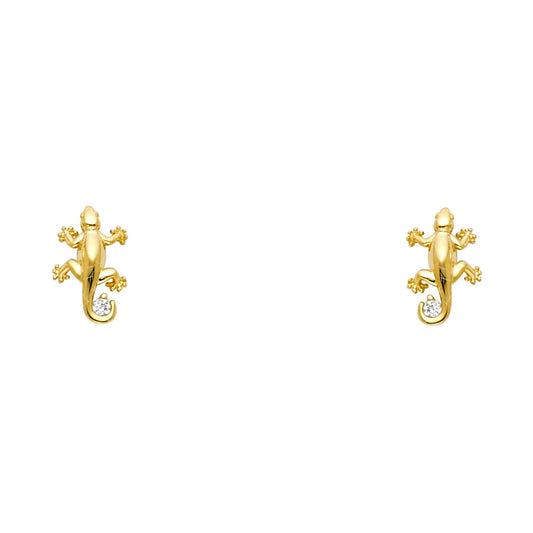 Assorted Stud Earrings with Screw Back - 14K GOLD - ST698