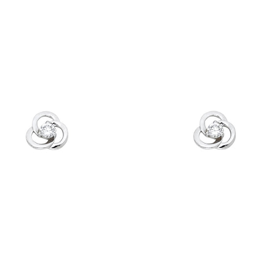 Assorted Stud Earrings with Screw Back - 14K GOLD - ST737