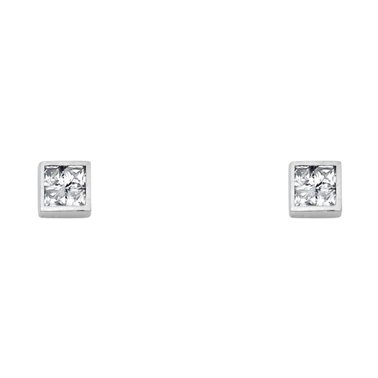 Assorted Stud Earrings with Screw Back - 14K GOLD - ST738