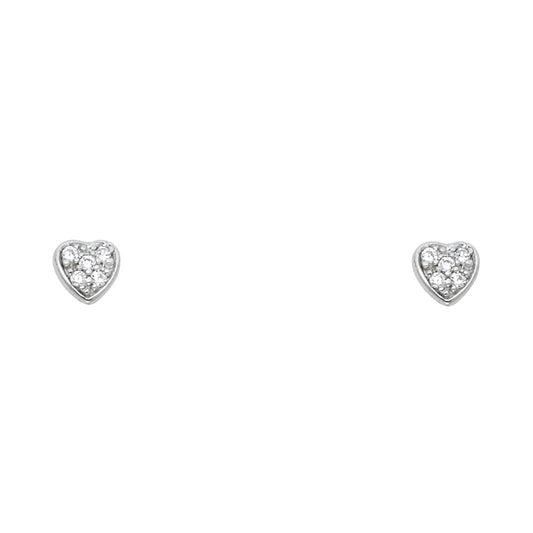 Assorted Stud Earrings with Screw Back - 14K GOLD - ST743