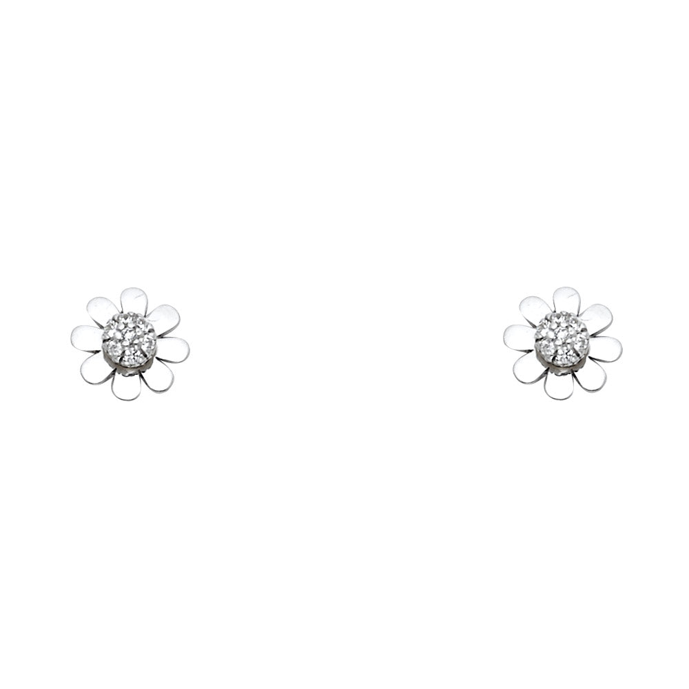 Assorted Stud Earrings with Screw Back - 14K GOLD - ST745