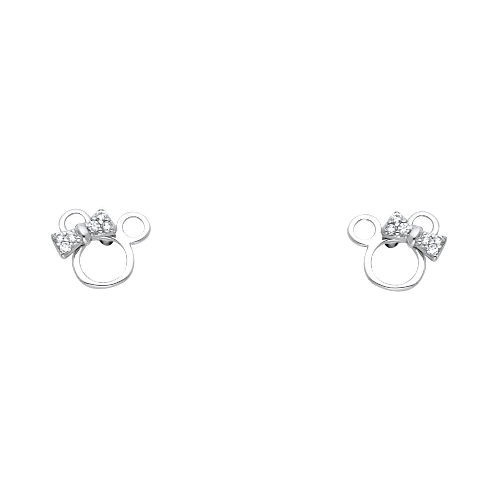 Assorted Stud Earrings with Screw Back - 14K GOLD - ST753