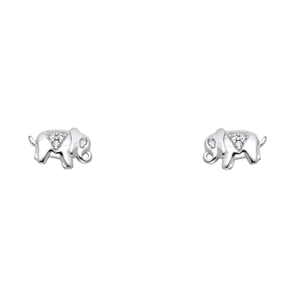 Assorted Stud Earrings with Screw Back - 14K GOLD - ST754